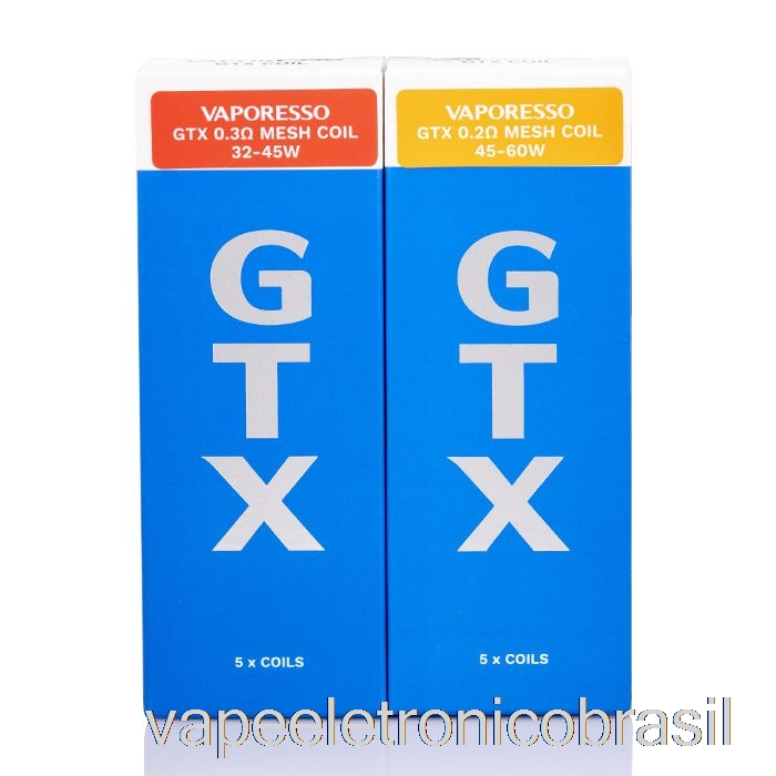 Bobinas De Substituição Vape Eletrônico Vaporesso Gtx Bobinas De Malha Gtx De 0,4 Ohm